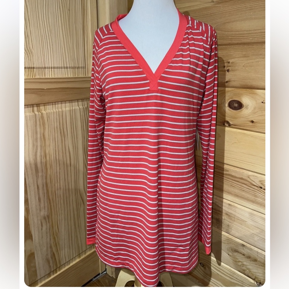 COLUMBIA Omni-Wick Long Sleeve Striped Top Size XS